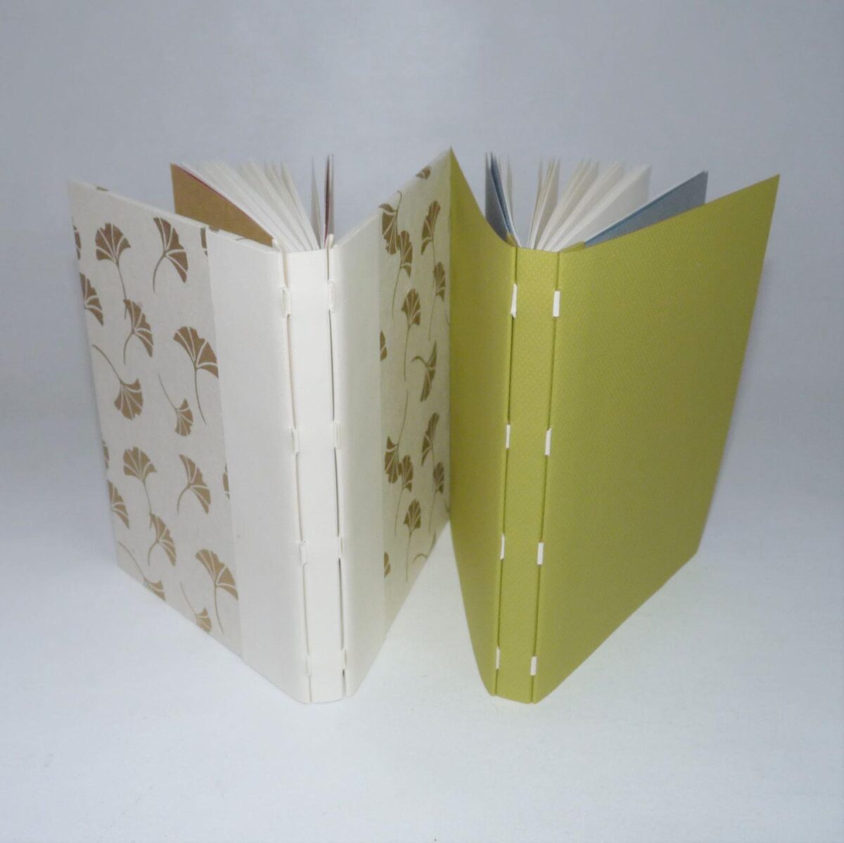 Boekjes met Pleated Hinge binding